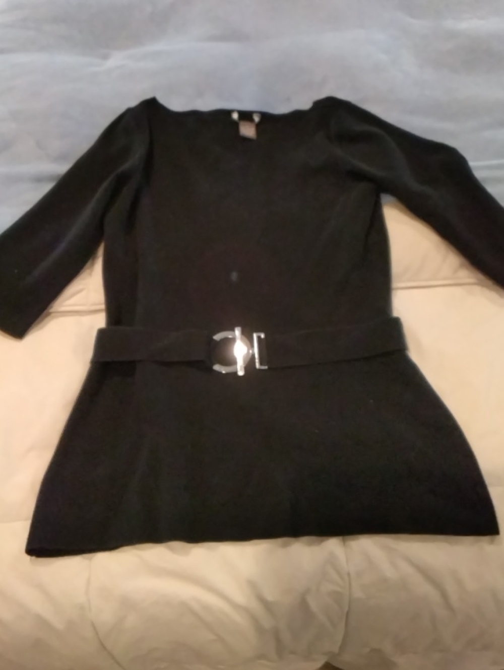 Kenar Black Knit Top with Brand Tag XL